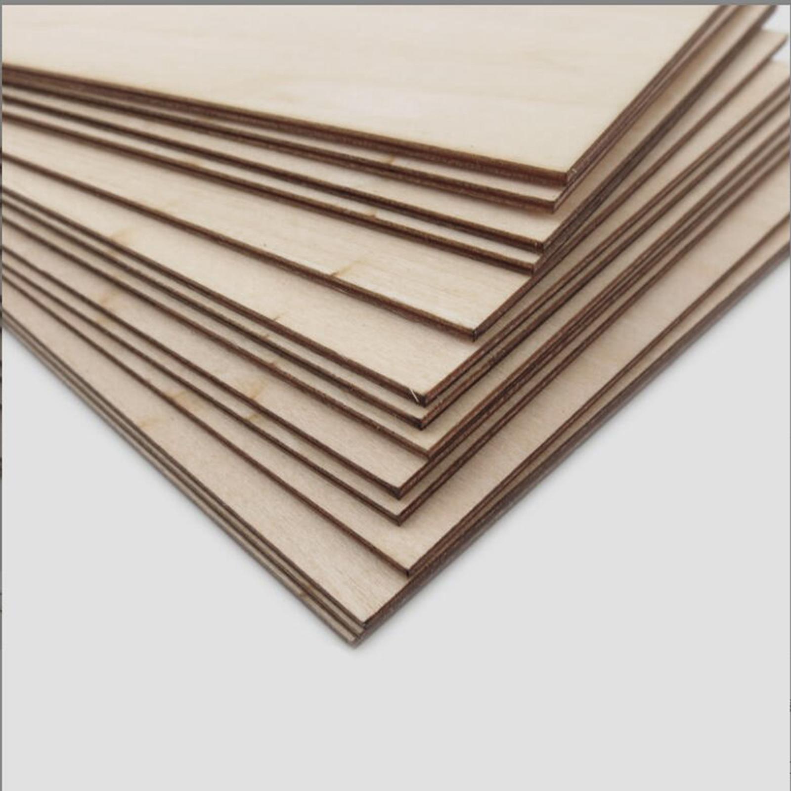 Art Craft House Making - 10 Stück Holzplatten, unlackierte Bretter für