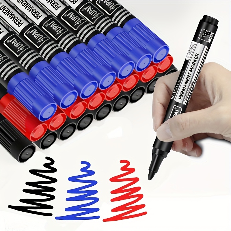 Illustration Marker Set - 10 Stück ölige Permanentmarkerstifte, unauslöschliche, wasserfeste