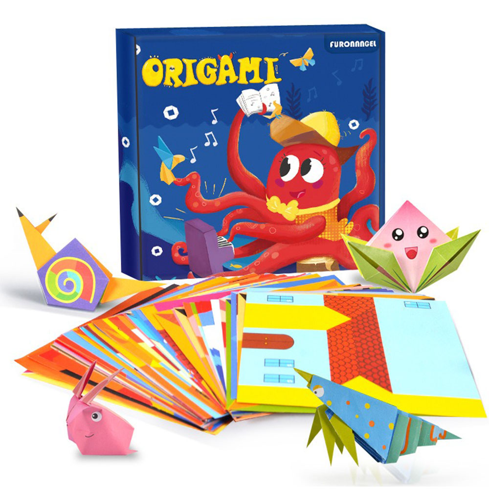 Art Craft Books - Origami-Set 30/108 Blatt Origami-Papier Bastelhandbuch DIY