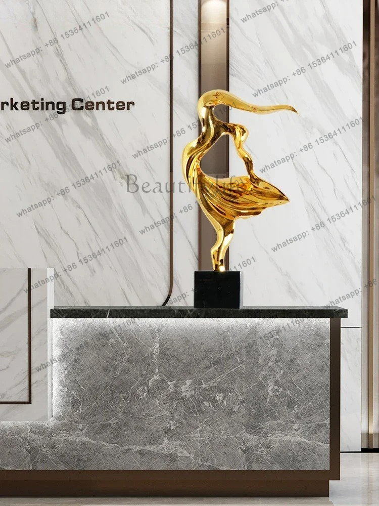 Art Craft Club - Abstrakte Kunstdekorationen für Büro, Hotel-Lobby, Eingangsbereich,