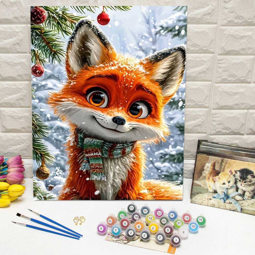 Art Craft Winter - Disney Malen nach Zahlen Tinker Bell