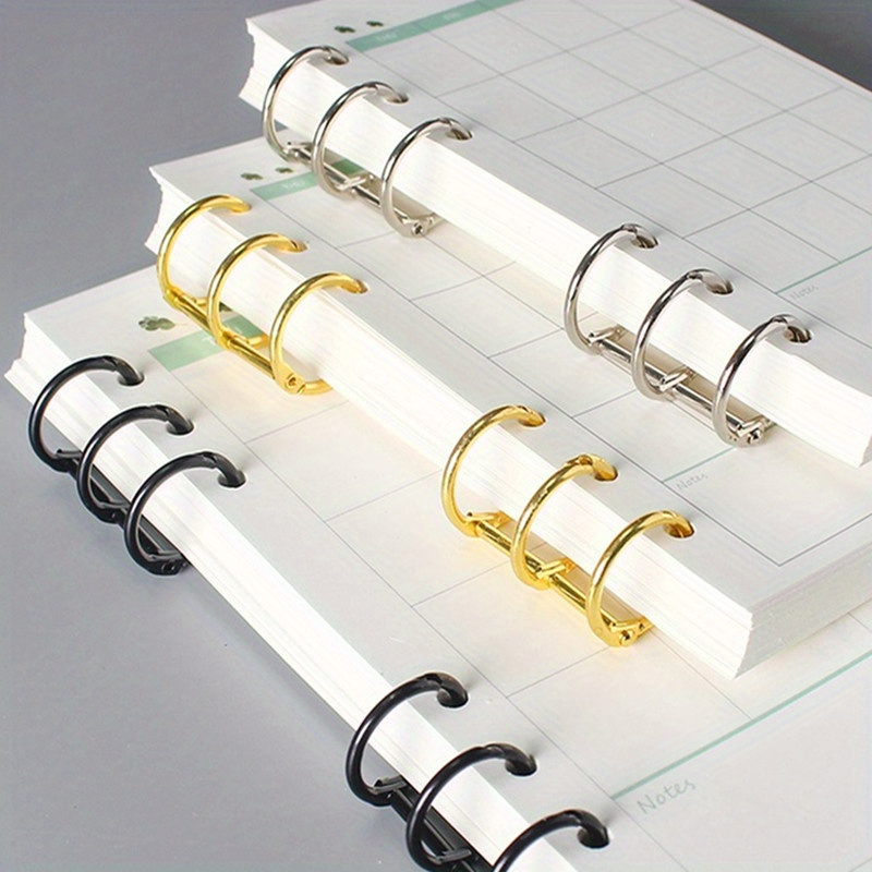 Art Craft Books - 10 Stück Metallringe für lose Blätter,
