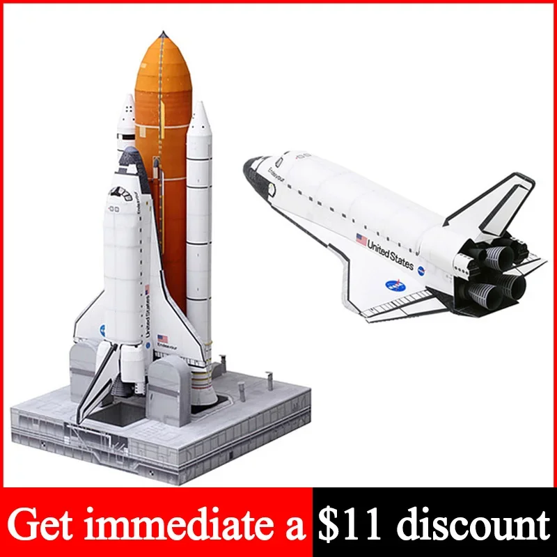 Art And Craft Rocket - Realistische Version Space Shuttle Kraftstofftank und