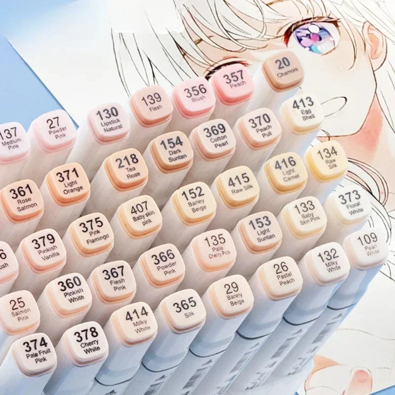 Illustration Marker Set - 6/12/24/30 farben Haut Ton Dual Headed