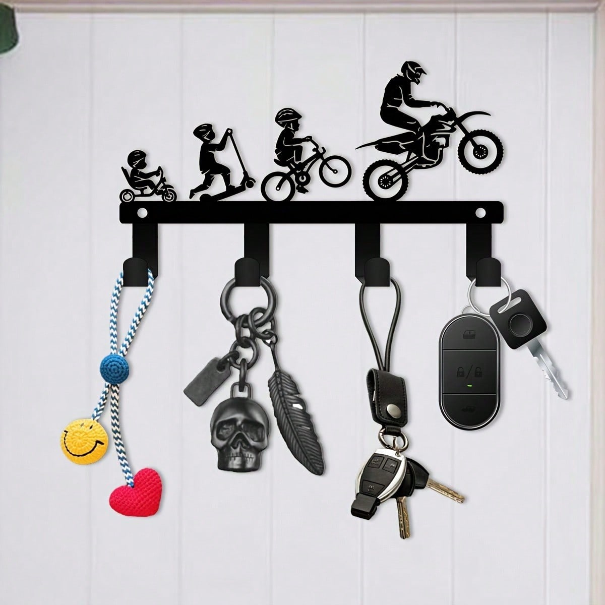 Art Craft Kitchen - Moderner Schwerlast-Schlüsselhalter Minimalistische Wandmontierte Metallkunst Büro