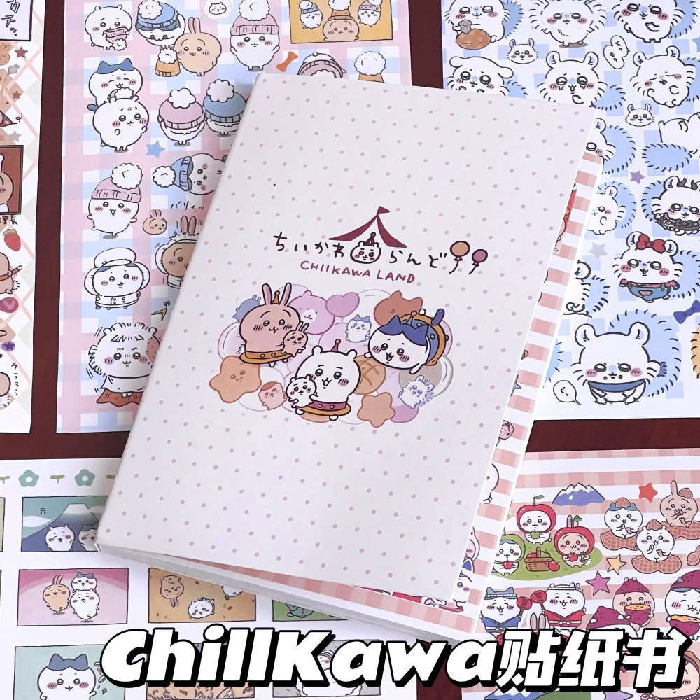Art Craft Books - Chiikawa Niedliches Stickerbuch Hachiware Usagi Kawaii