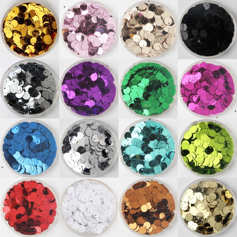 Art Craft Club - 600 stücke 6mm 8mm Runde Pailletten