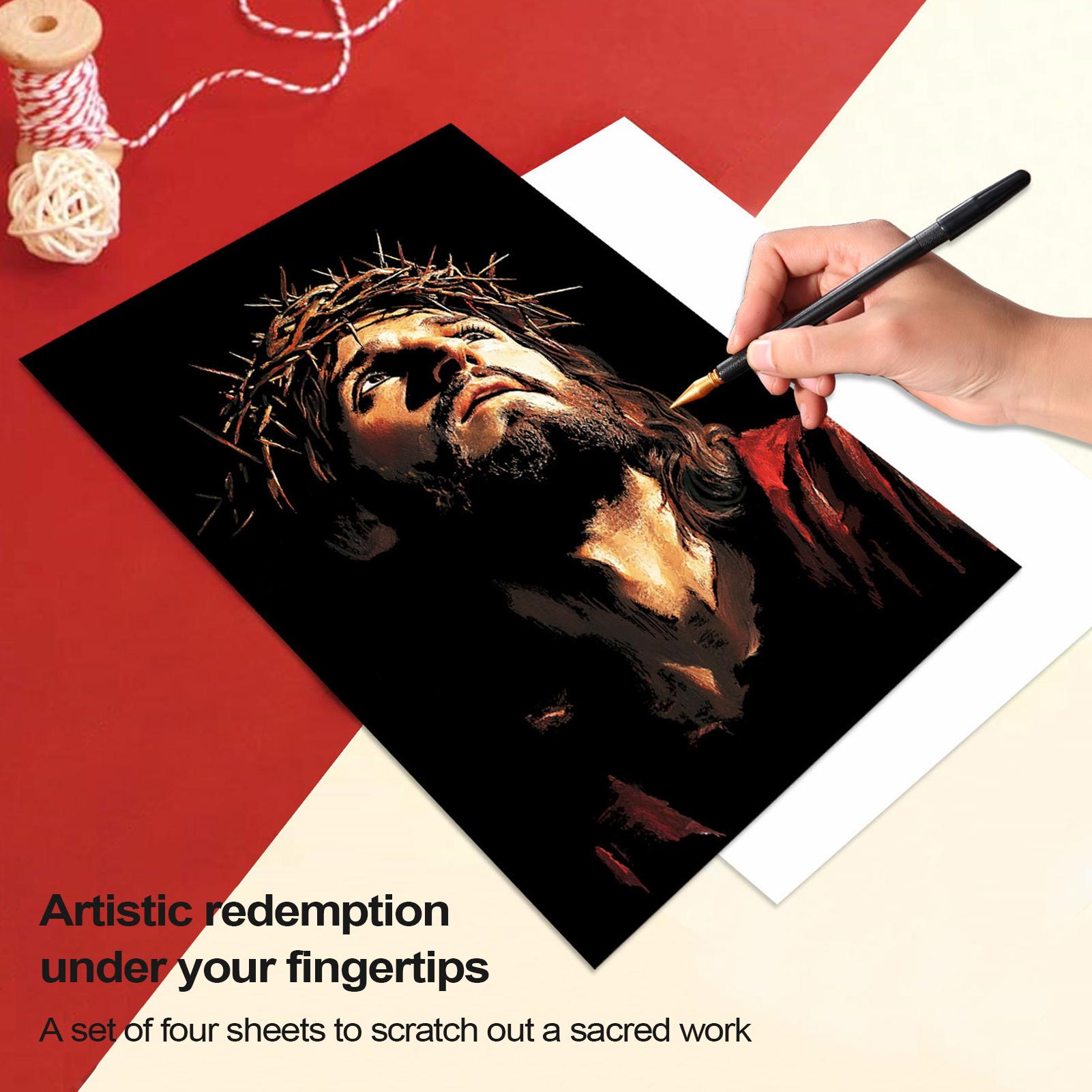 Kratzbuch Jesus Kratzmalerei 1 – Art Craft Books Bewertung und Preis