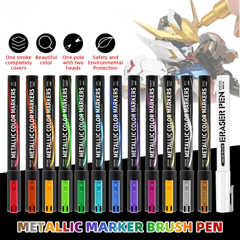 Metallische Marker, Farbstifte – Illustration Marker Set Bewertung und Preis
