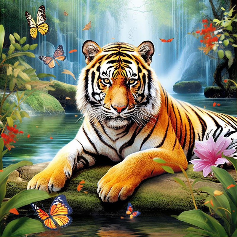 1 Set Tiger King Diamant-Maler – Art Craft Animals Bewertung und Preis