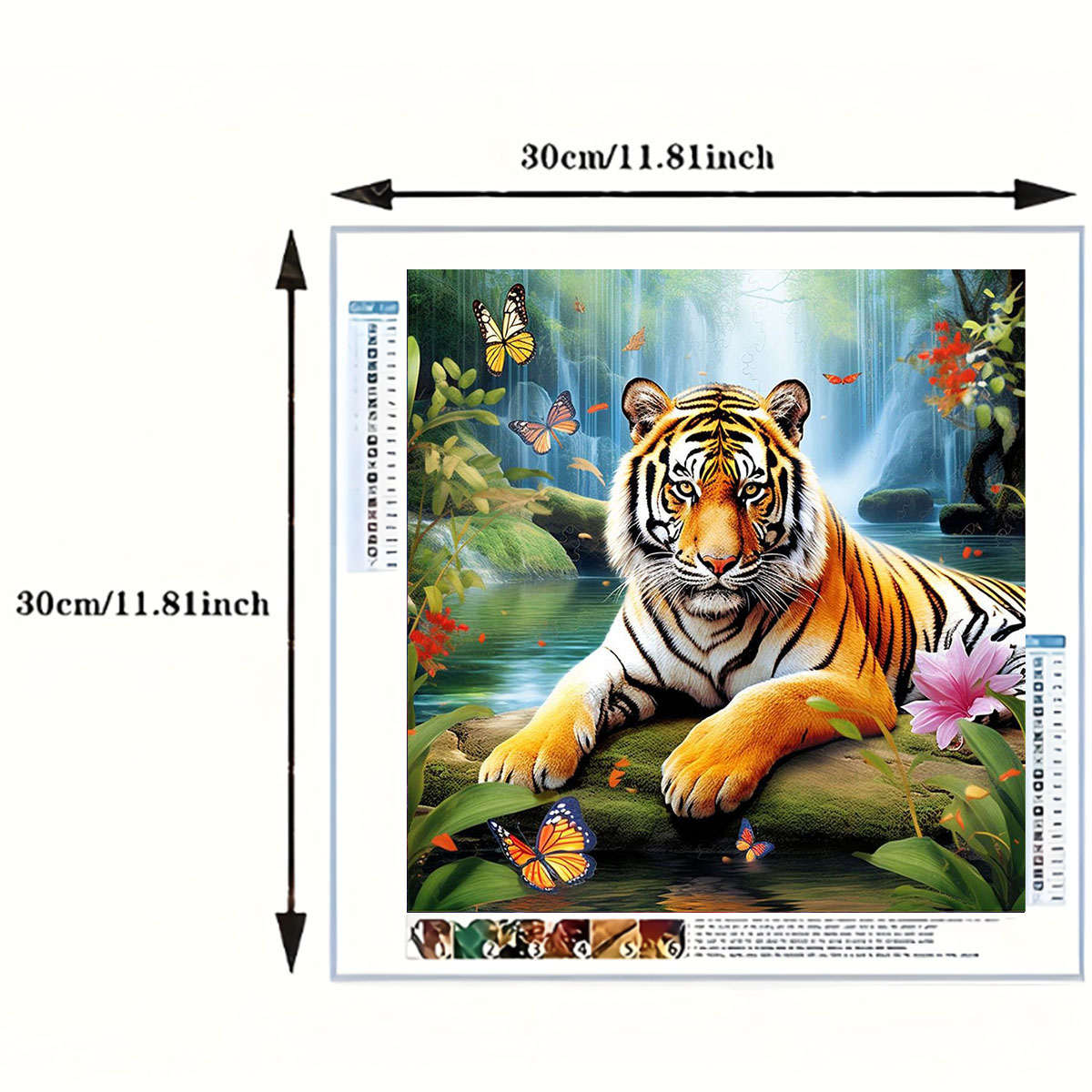 1 Set Tiger King Diamant-Maler – Art Craft Animals Bewertung und Preis