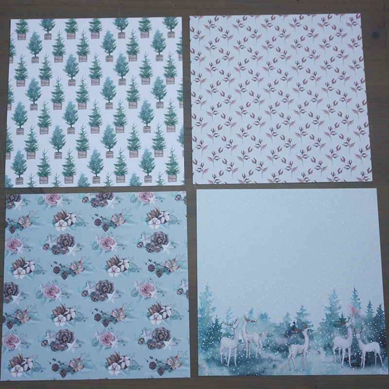 Kljuyp 24 Blatt Winterzeit Scr – Art Craft Winter Bewertung und Preis