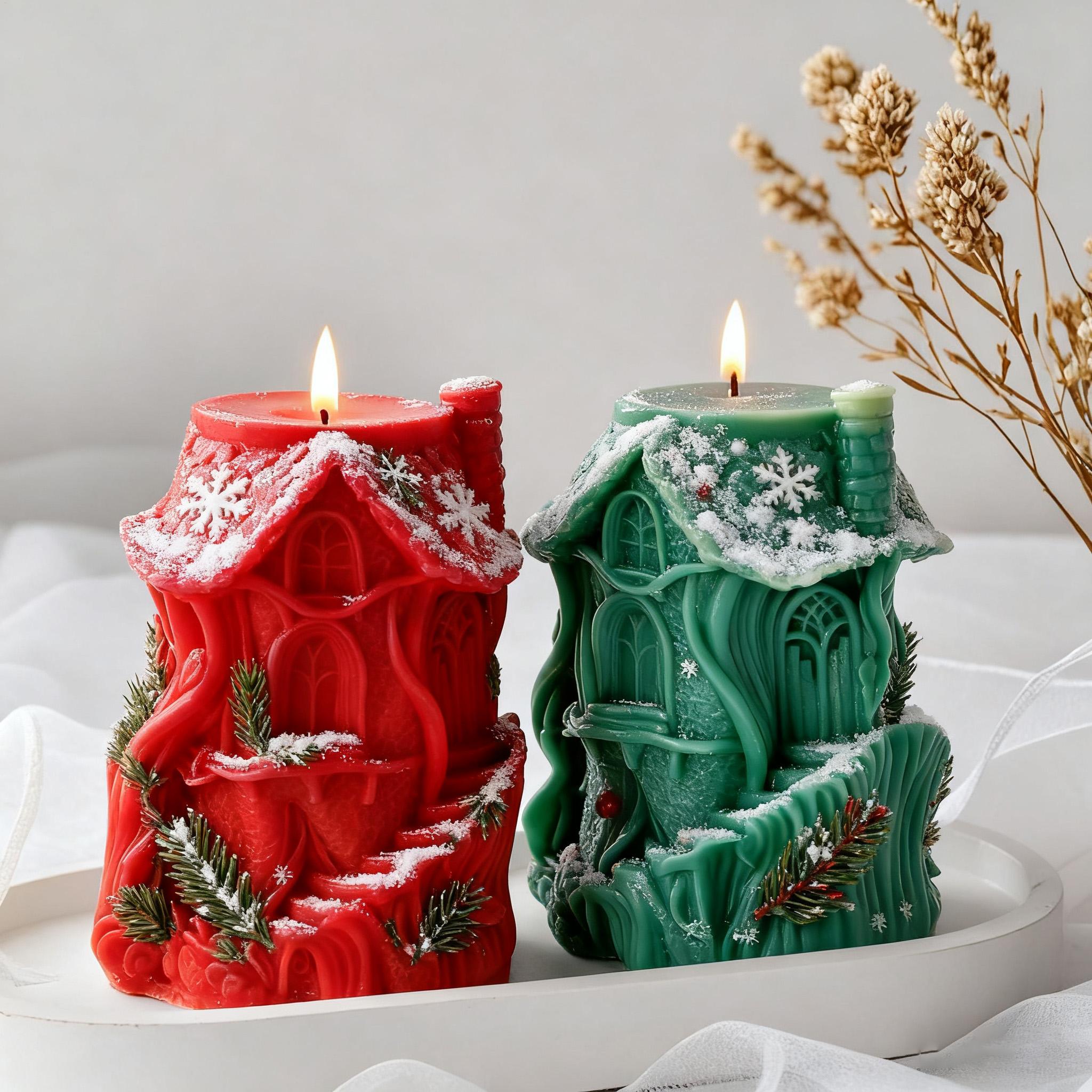 Weihnachten Silikon Formen 3D  – Art Craft House Making Bewertung und Preis