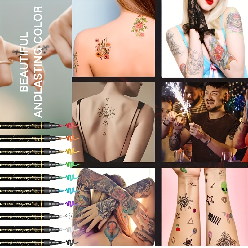 Temporäres Tattoo-Marker-Set 1 – Illustration Marker Set Bewertung und Preis