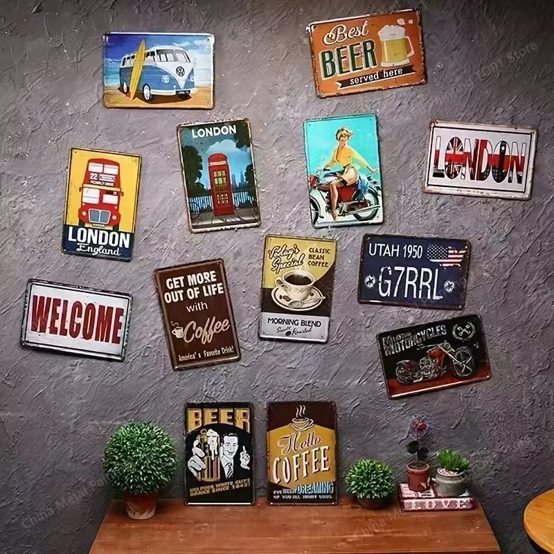 2D Vintage Metallschild, Moder – Art Craft Club Bewertung und Preis