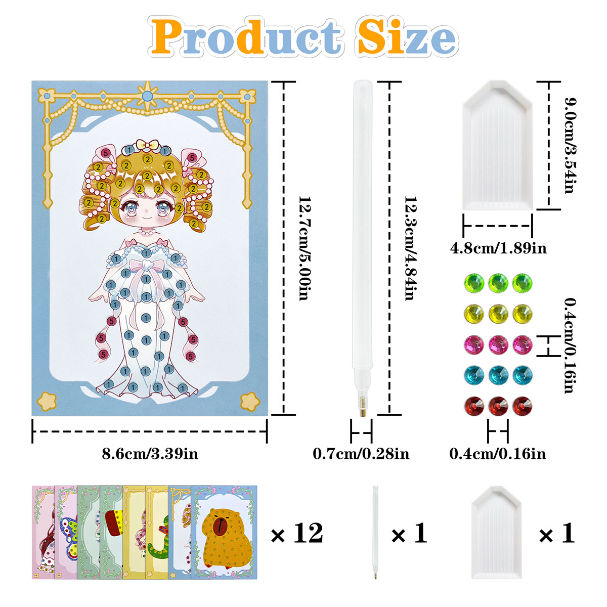 16-teiliges Edelstein-Set, DIY – Art Craft Animals Bewertung und Preis