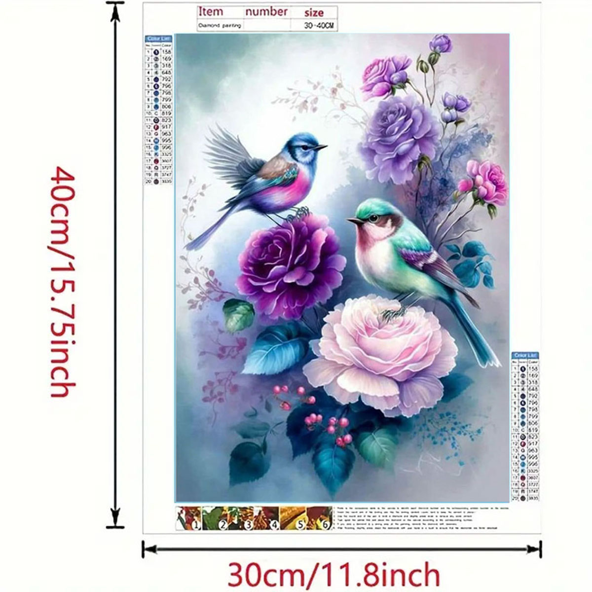 1 Set Diamant-Malerei „Vogelge – Art Craft Animals Bewertung und Preis