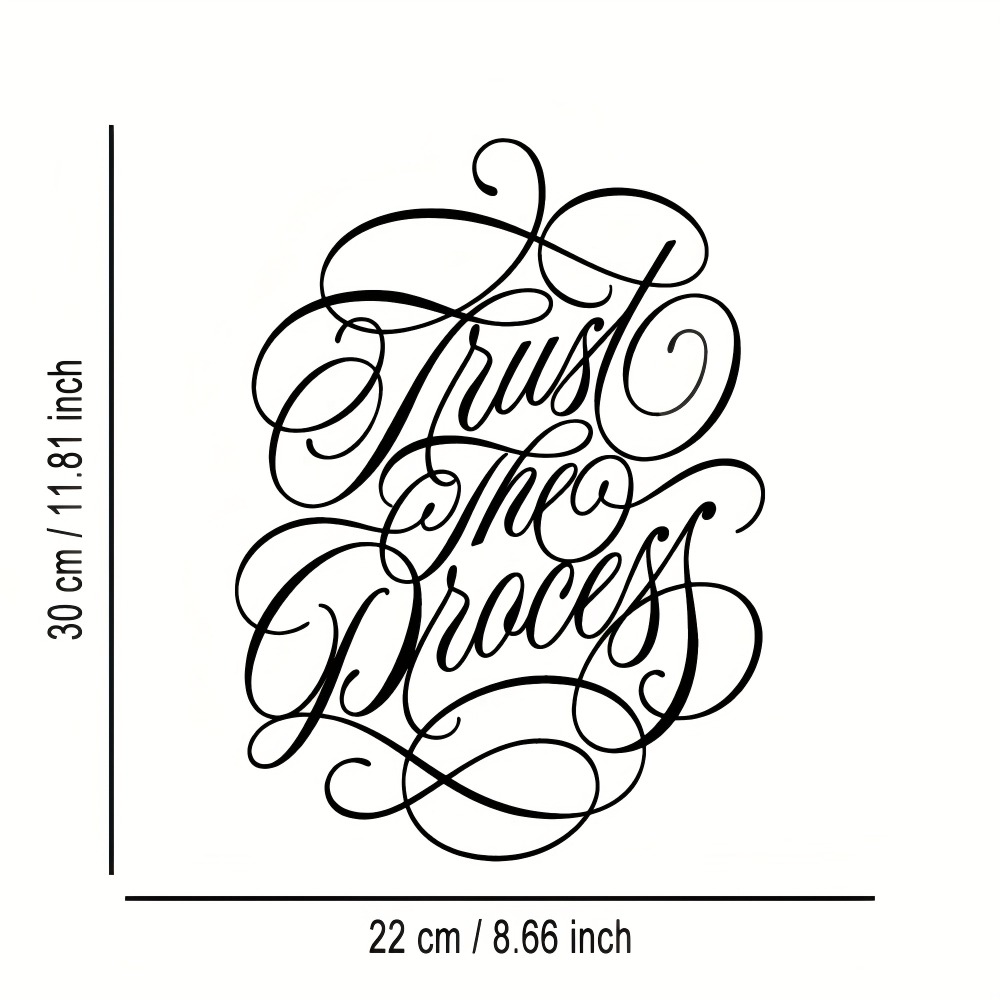 1 Stück Kalligrafie-Motto-Spru – Art Craft Kitchen Bewertung und Preis