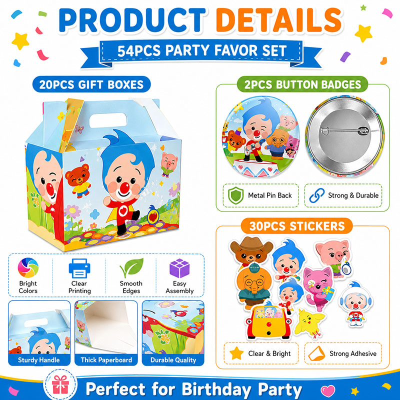 PLIM Cartoon-Muster Papierbox  – Art Craft House Making Bewertung und Preis
