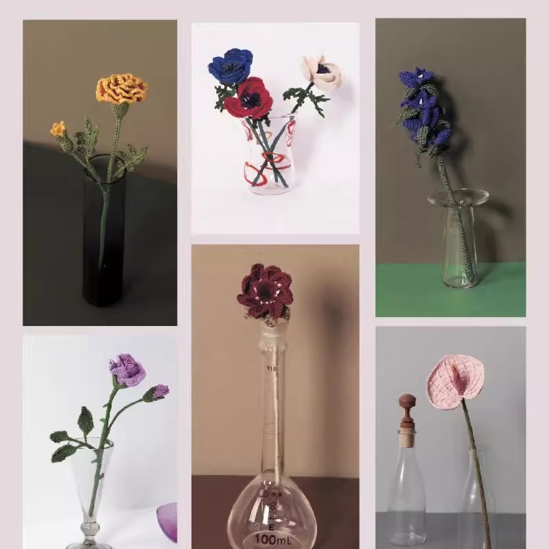 22. realistische Häkelblumen,  – Art Craft Books Bewertung und Preis