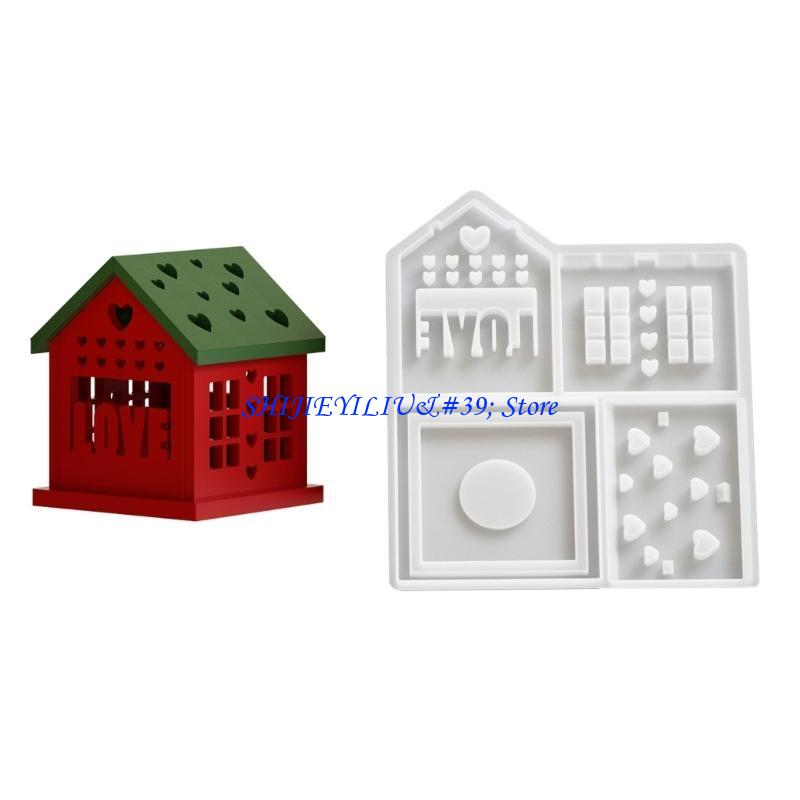 E21f Silikonhausform Formen Ha – Art Craft House Making Bewertung und Preis