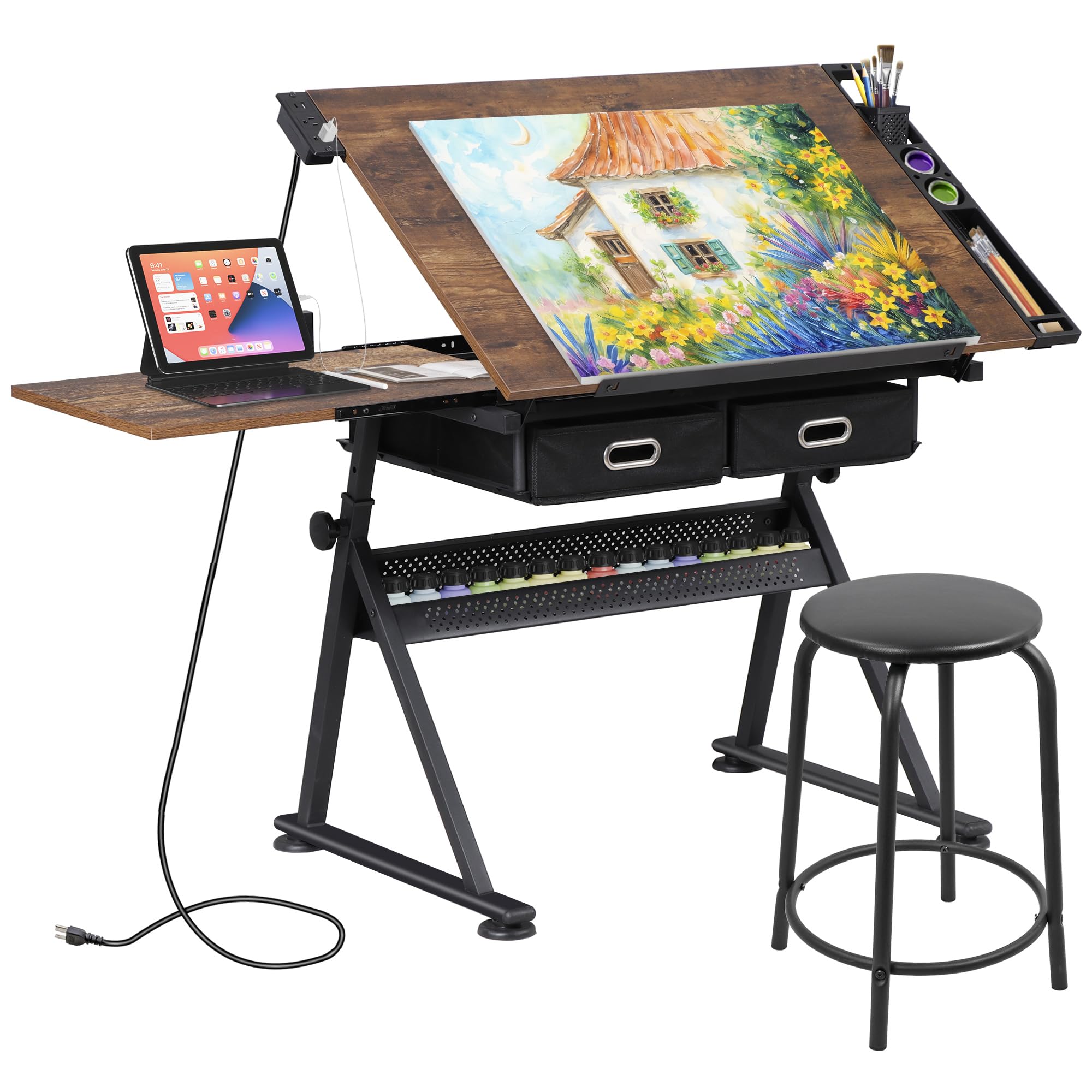 Verstellbarer Zeichentisch mit – Art Craft Usa Bewertung und Preis