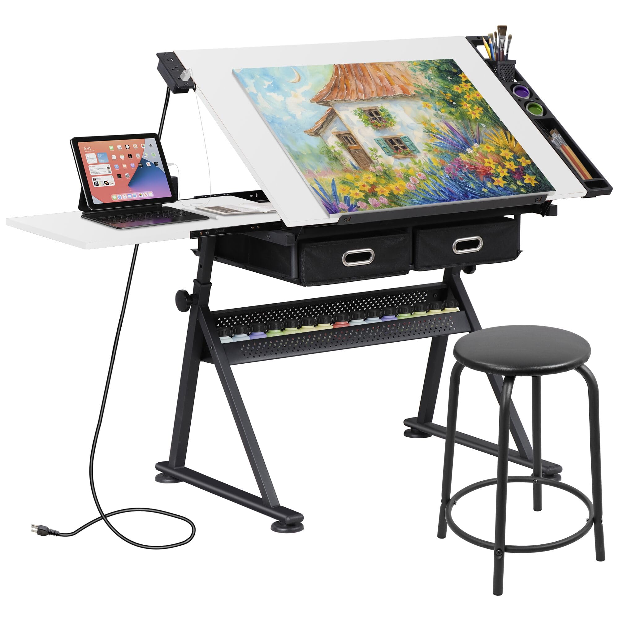 Verstellbarer Zeichentisch mit – Art Craft Usa Bewertung und Preis