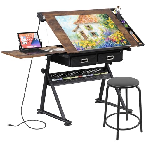 Verstellbarer Zeichentisch mit – Art Craft Usa Bewertung und Preis