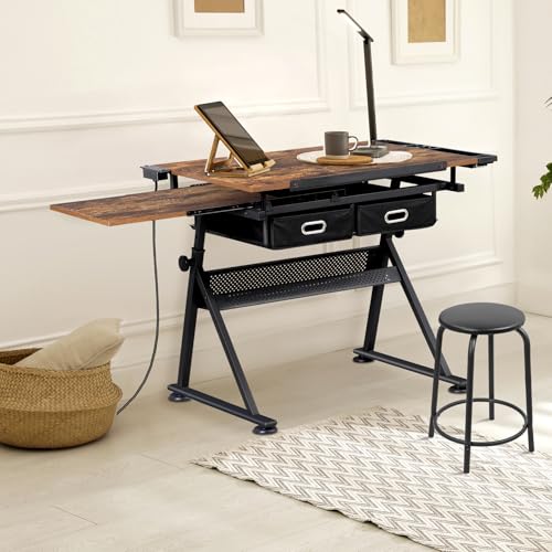 Verstellbarer Zeichentisch mit – Art Craft Usa Bewertung und Preis