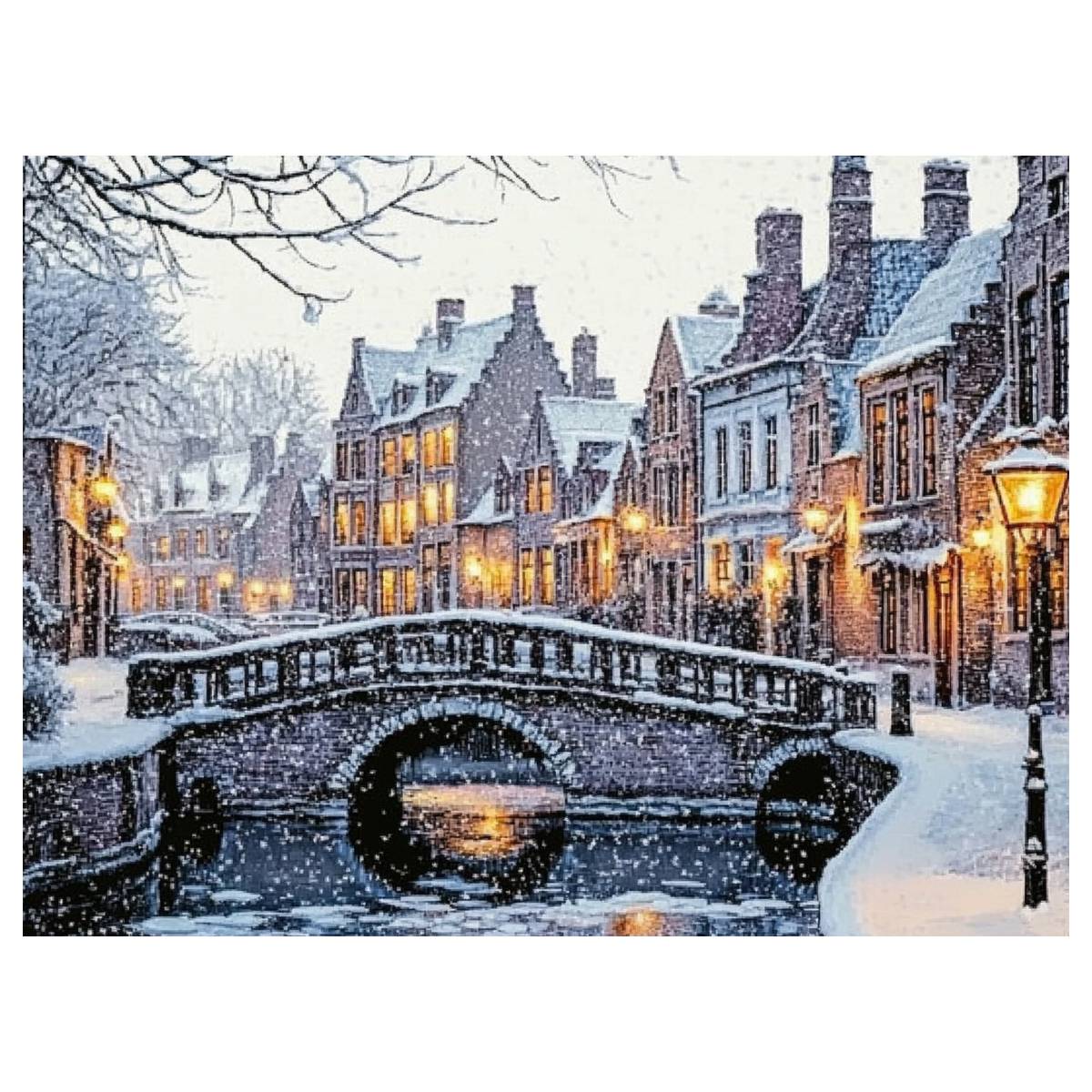Die Stadt im Winter 30X40CM/11 – Art Craft Winter Bewertung und Preis