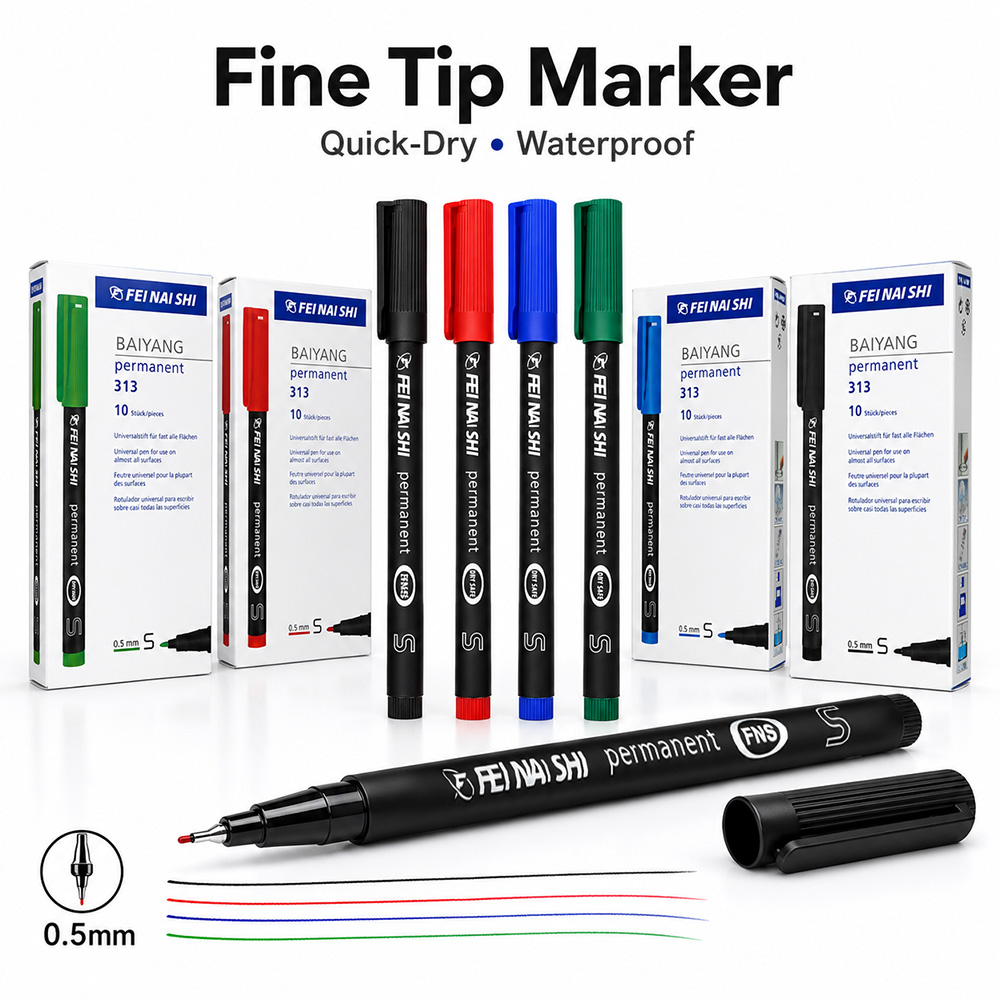 4/12 Stück Permanentmarker mit – Illustration Marker Set Bewertung und Preis