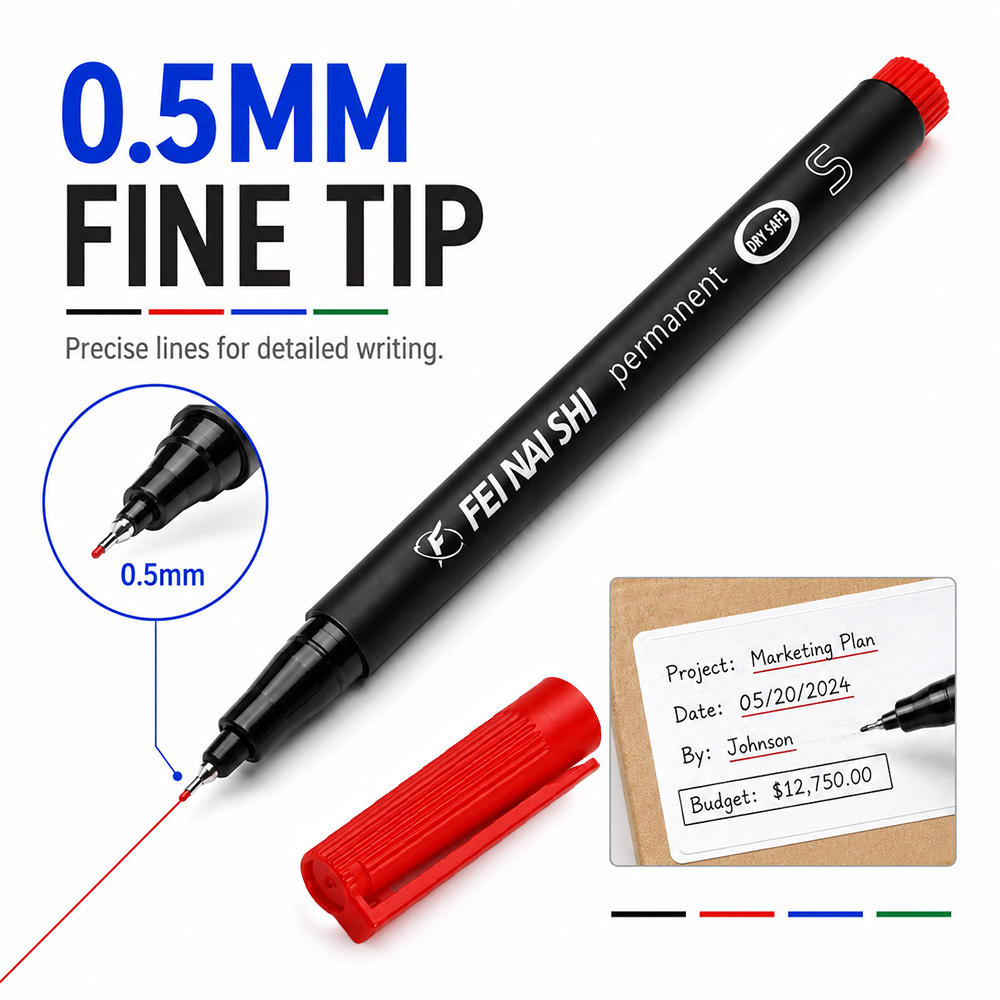 4/12 Stück Permanentmarker mit – Illustration Marker Set Bewertung und Preis