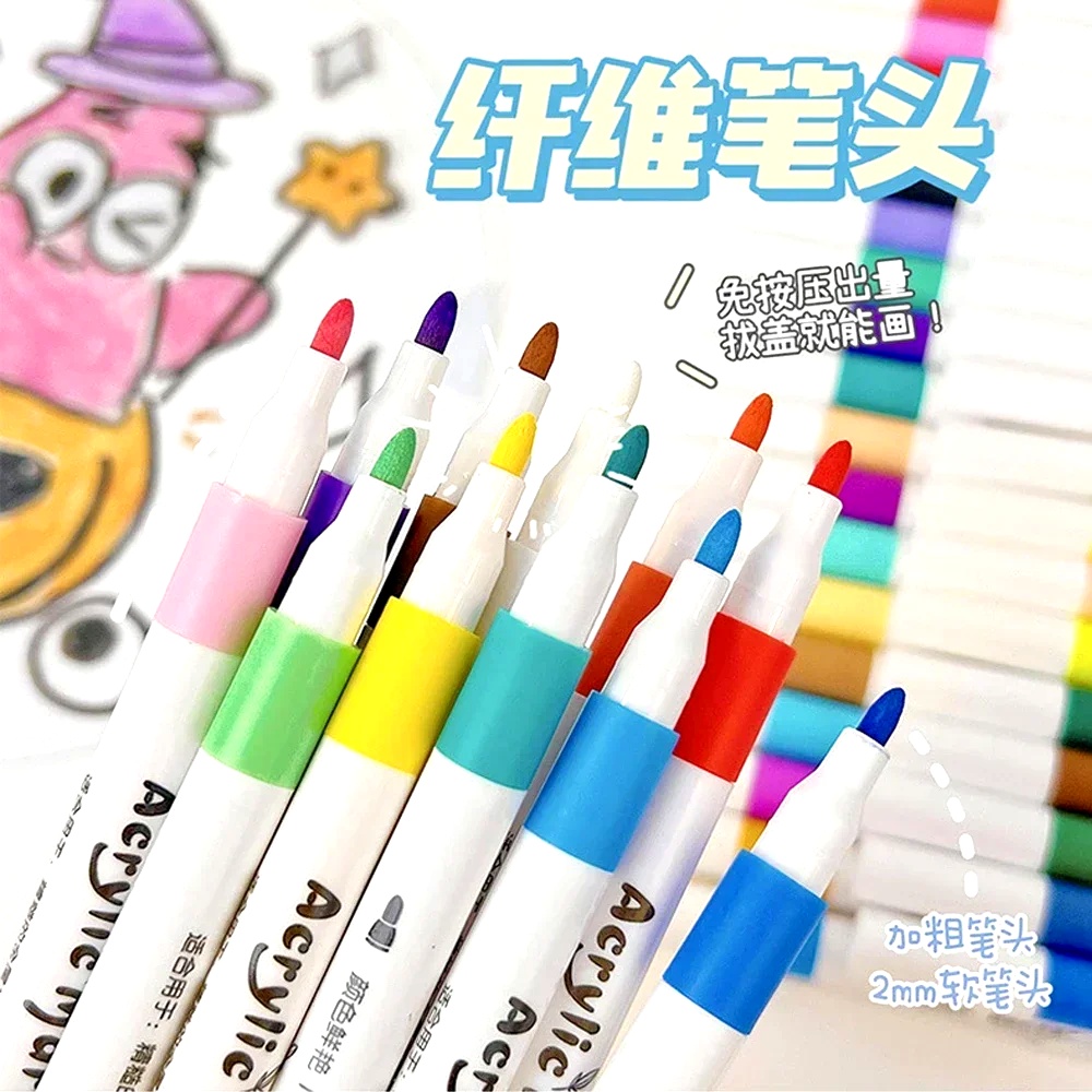 Acryl-Marker-Set mit weicher S – Illustration Marker Set Bewertung und Preis