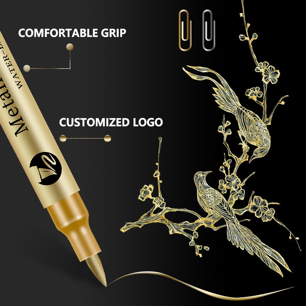2–6 Stück/Set goldene/silberne – Illustration Marker Set Bewertung und Preis