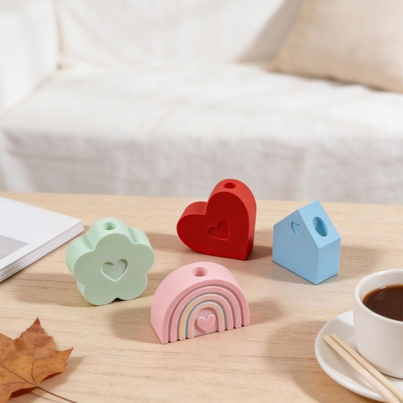 QX2E Charm-Herz- und Blumen-Co – Art Craft House Making Bewertung und Preis