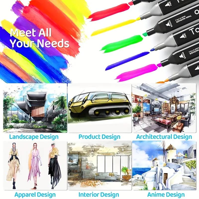 24/36/48/60/80/120/168 Farben  – Illustration Marker Set Bewertung und Preis