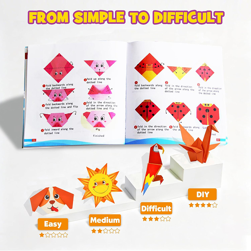 Origami Papier-Bastelsets mit  – Art Craft Books Bewertung und Preis