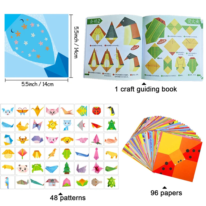 Origami-Set mit 30/96 Blatt Pa – Art Craft Books Bewertung und Preis