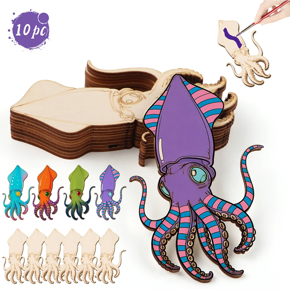 10 Stück/Set Unfertige Holz-Ok – Art Craft Animals Bewertung und Preis