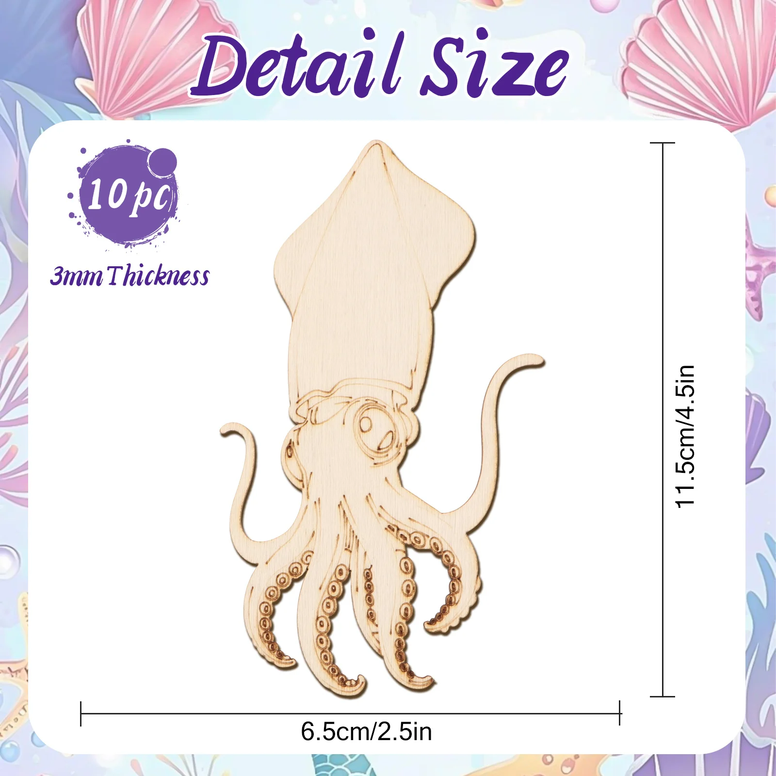 10 Stück/Set Unfertige Holz-Ok – Art Craft Animals Bewertung und Preis