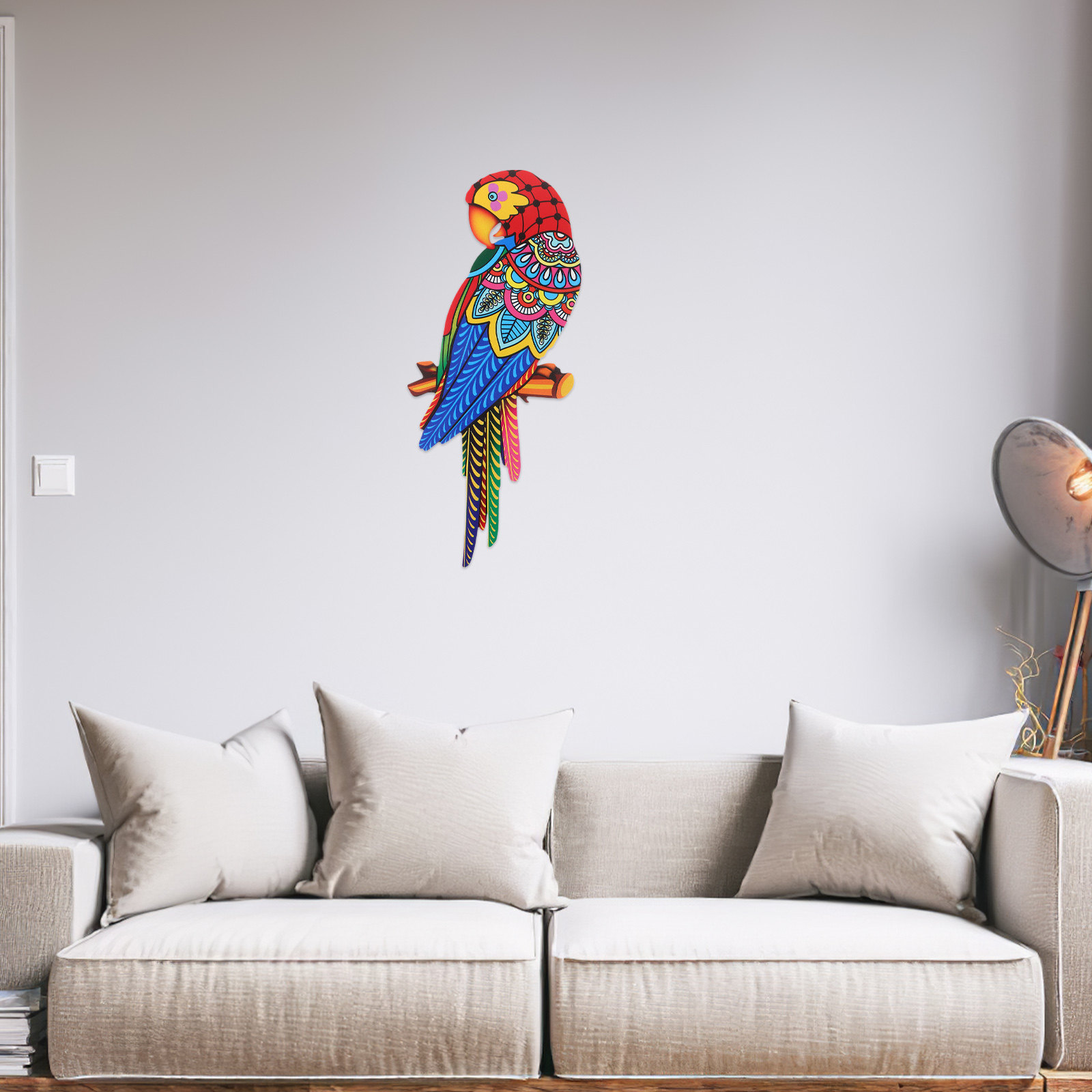 Eisenpapageien-Wanddekoratione – Art Craft Kitchen Bewertung und Preis