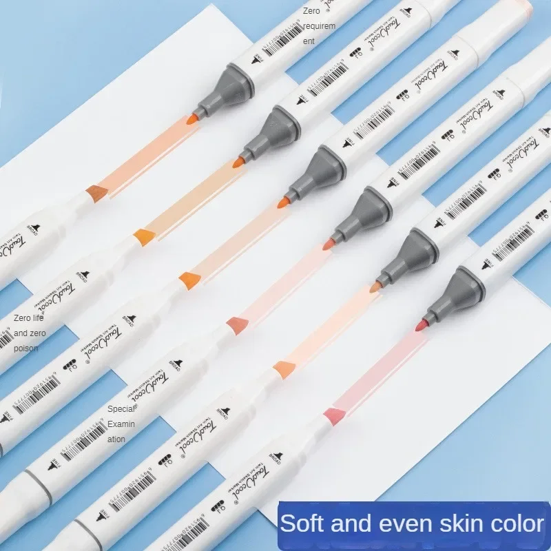 6/12/24/30 farben Haut Ton Dua – Illustration Marker Set Bewertung und Preis