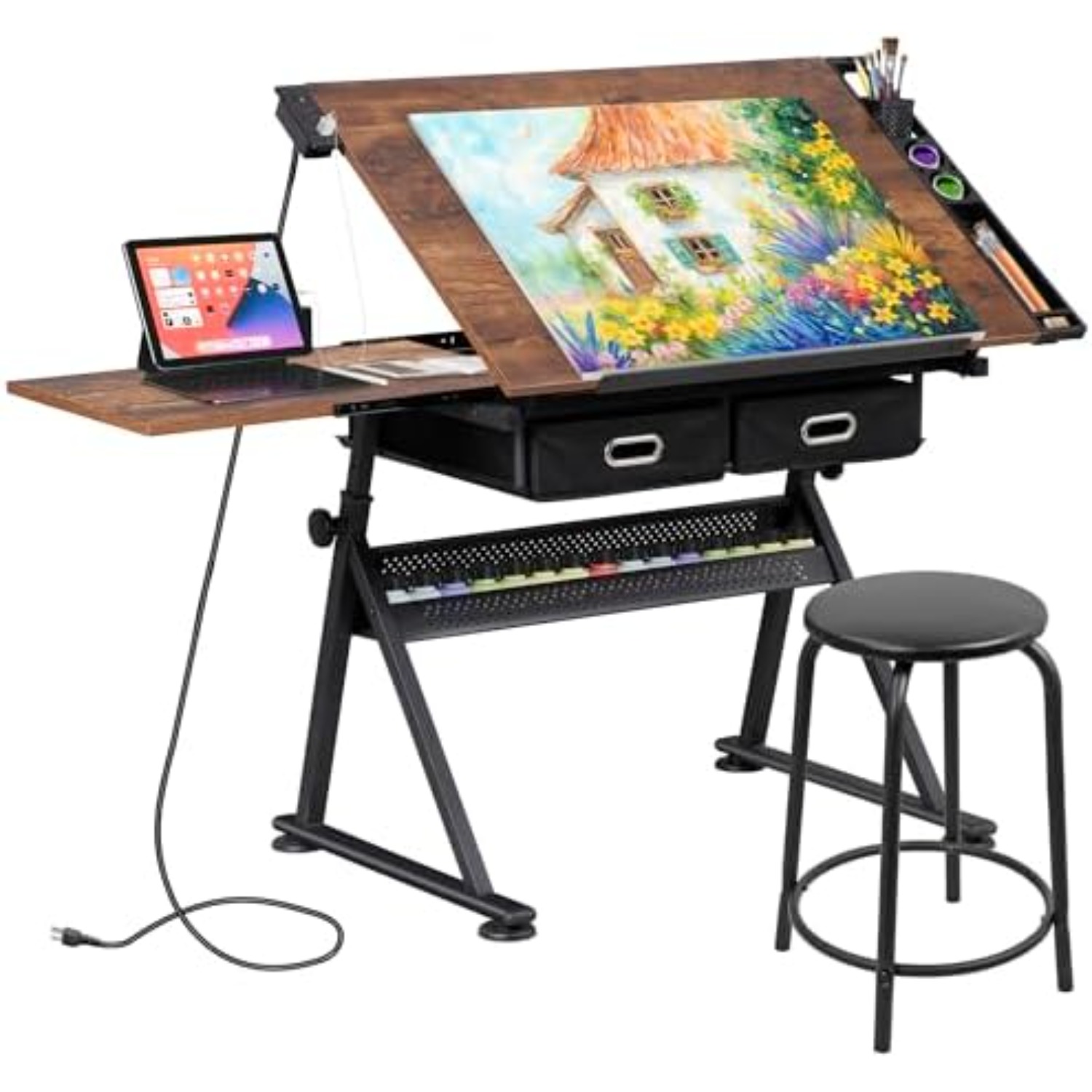 Verstellbarer Zeichentisch mit – Art Craft Usa Bewertung und Preis