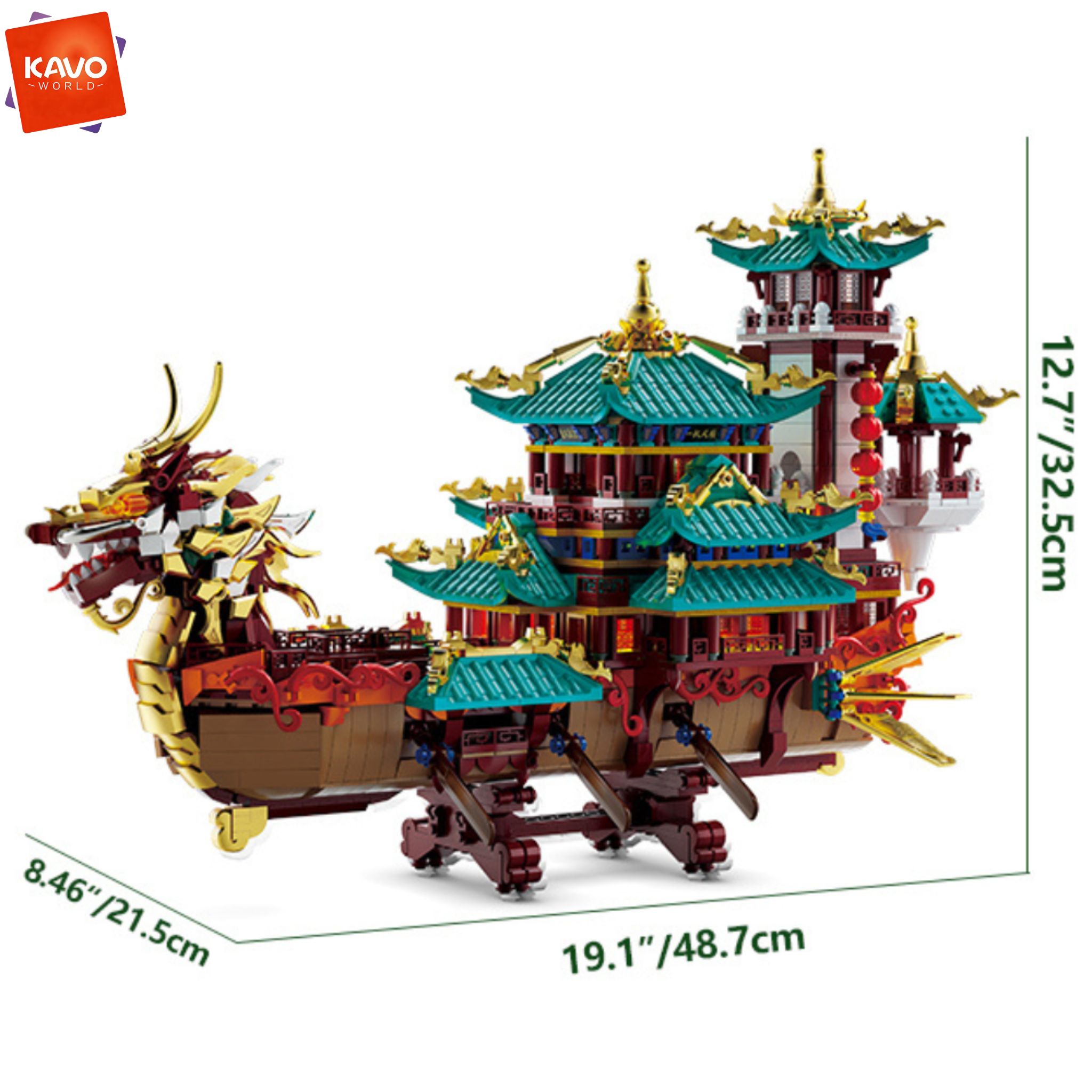 KAVOWORLD 2453-teiliger Drache – Exhibition Of Art And Craft Bewertung und Preis