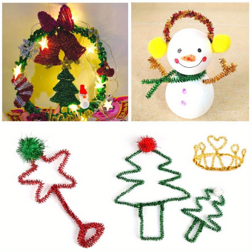 100 Stück 30 cm glitzernde Plü – Art Craft House Making Bewertung und Preis