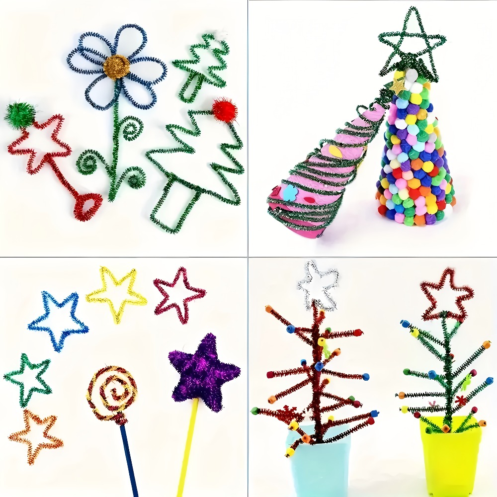 100 Stück 30 cm glitzernde Plü – Art Craft House Making Bewertung und Preis