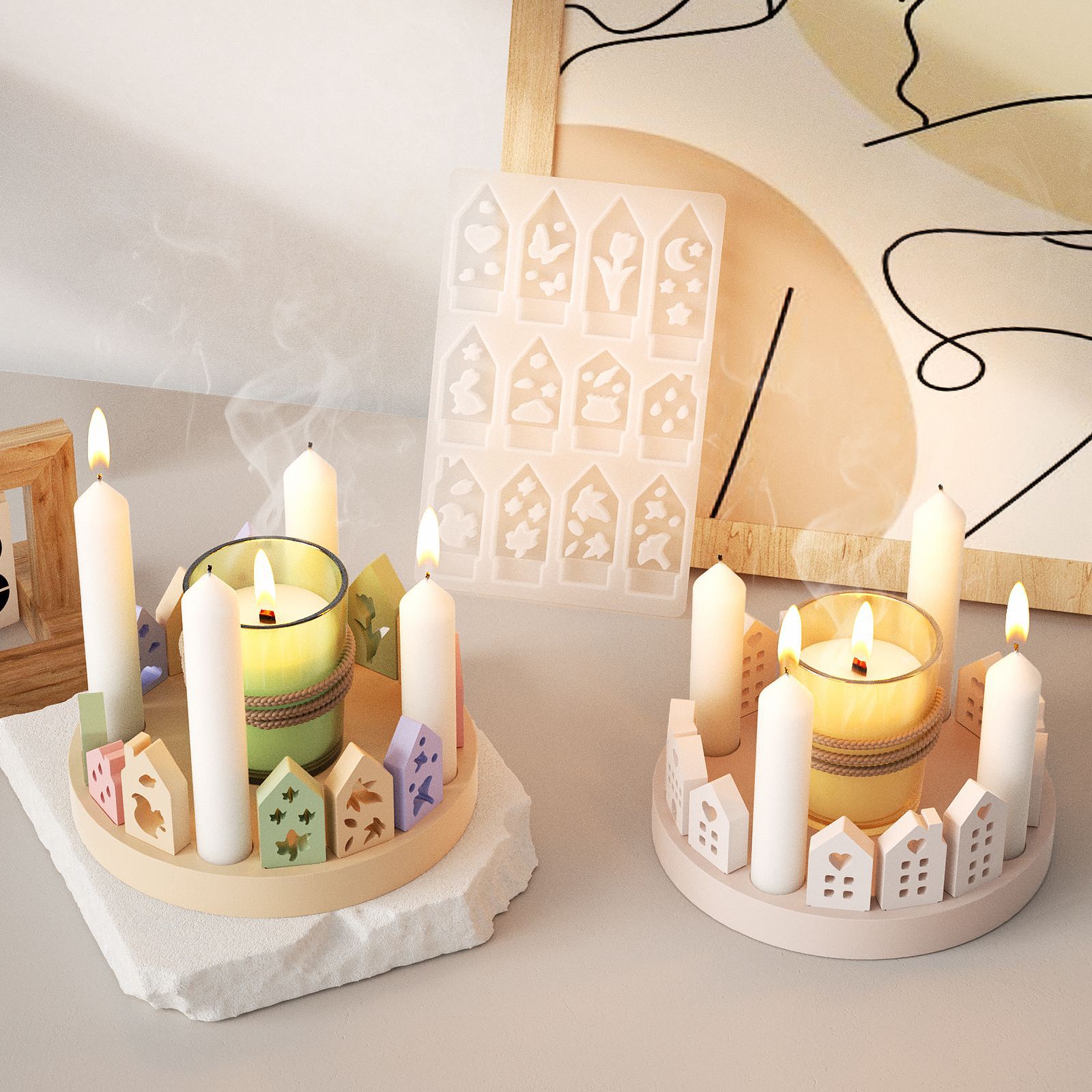 Hohl Haus Kaninchen Kerzenhalt – Art Craft House Making Bewertung und Preis