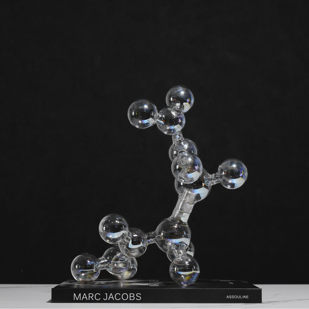 Bunte glasmolekulare Skulptur  – Art Craft Club Bewertung und Preis