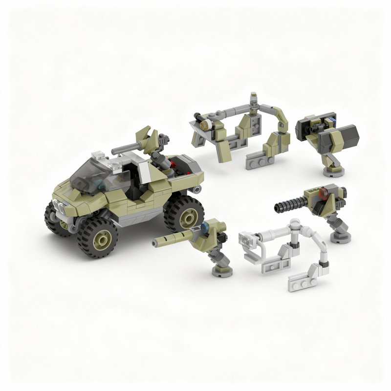 378-teiliges MOC Space Warthog – Art And Craft Rocket Bewertung und Preis